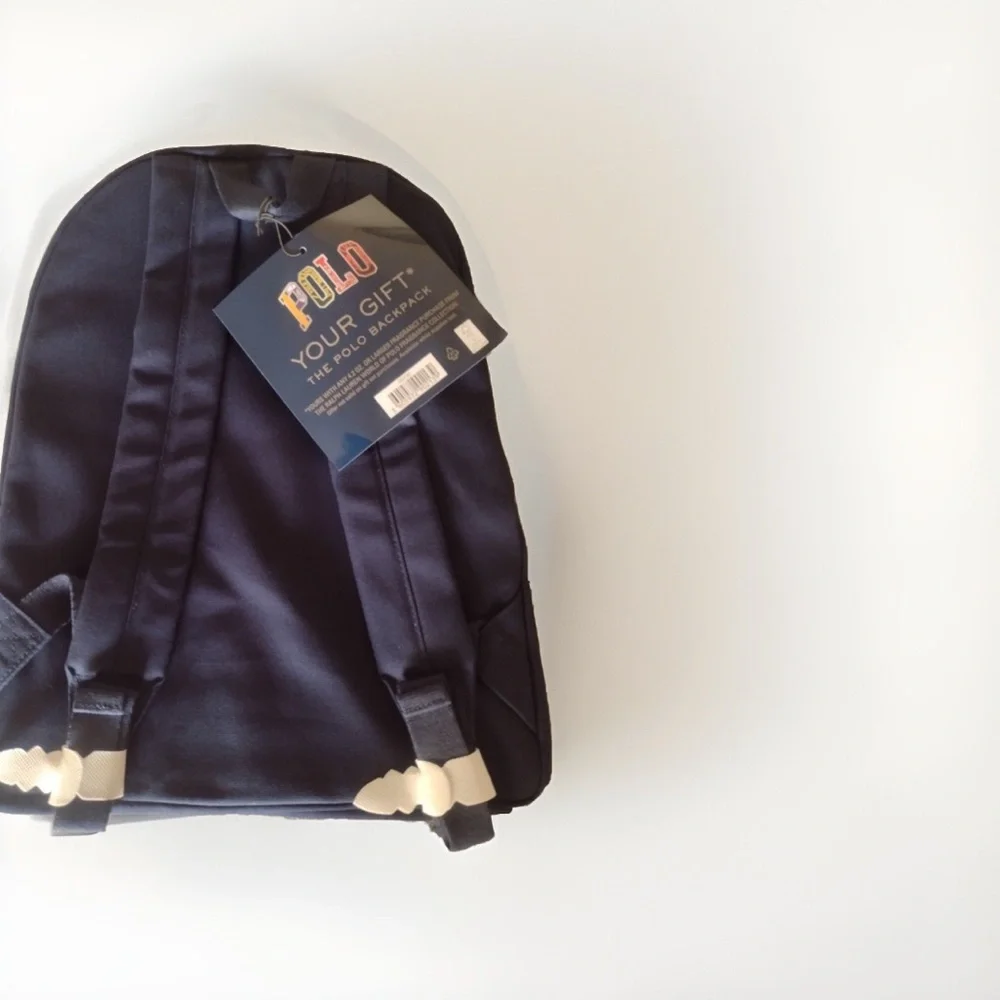 Ralph Lauren Polo Multicolor Logo Backpack - Picture 3 of 4